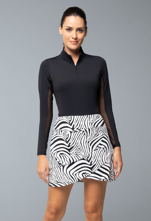 Cecilia Print Layered Skort – 60932