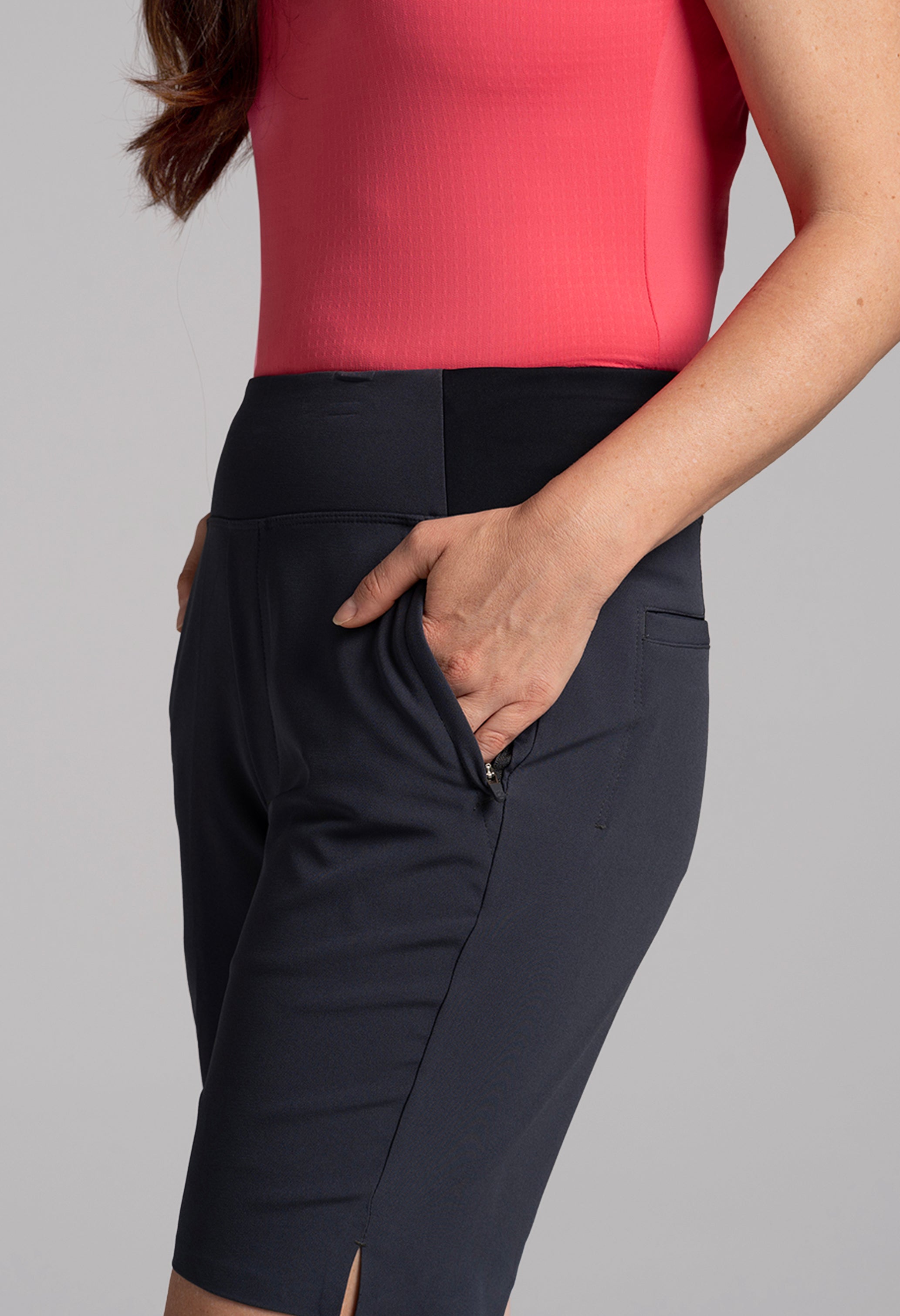 Solid Knit Shorts - 70002