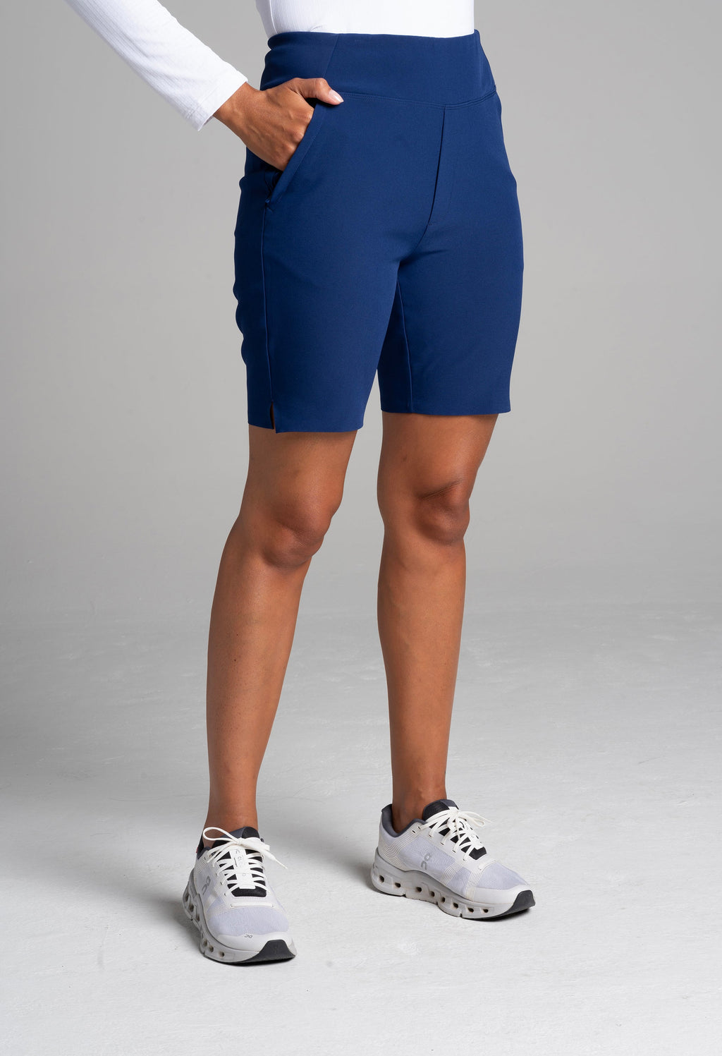 Solid Knit Shorts - 70002