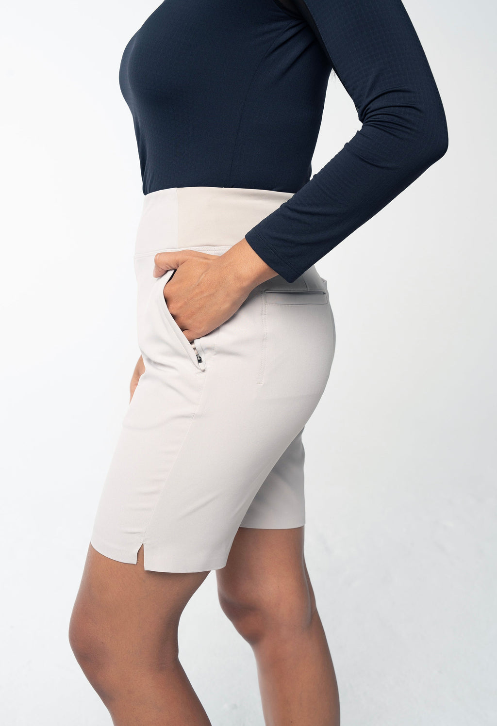 Solid Knit Shorts - 70002